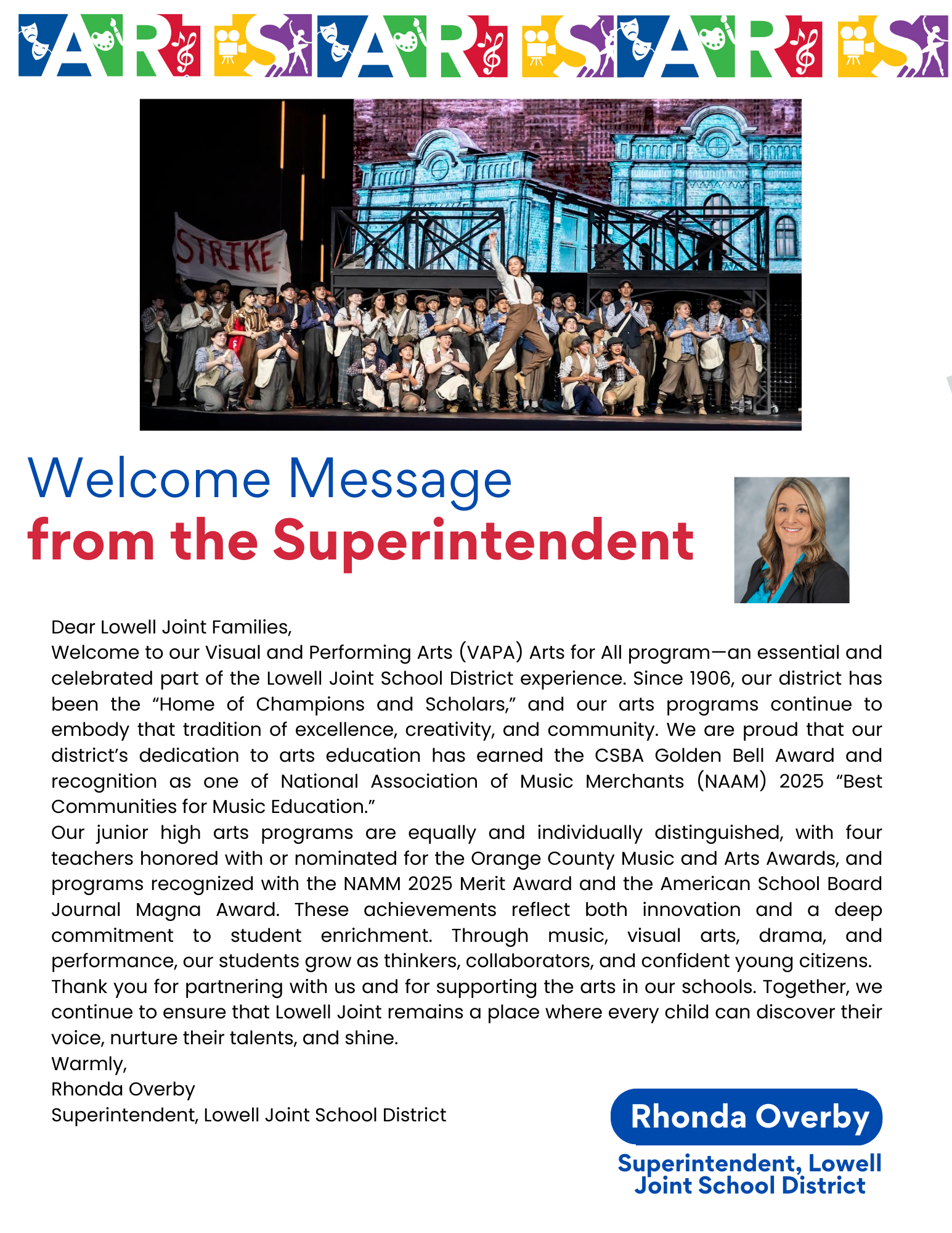 Superintendent's Message